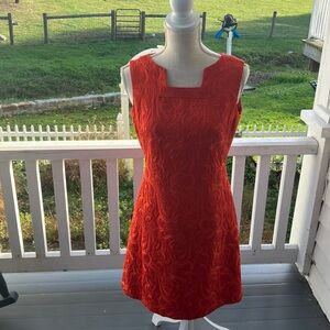 Ladies Kim Rogers size 6 orange dress